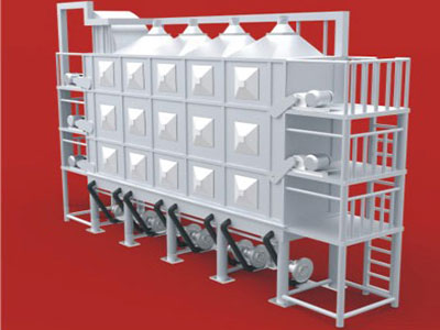 Multilayer Dryer for Waste Plastics